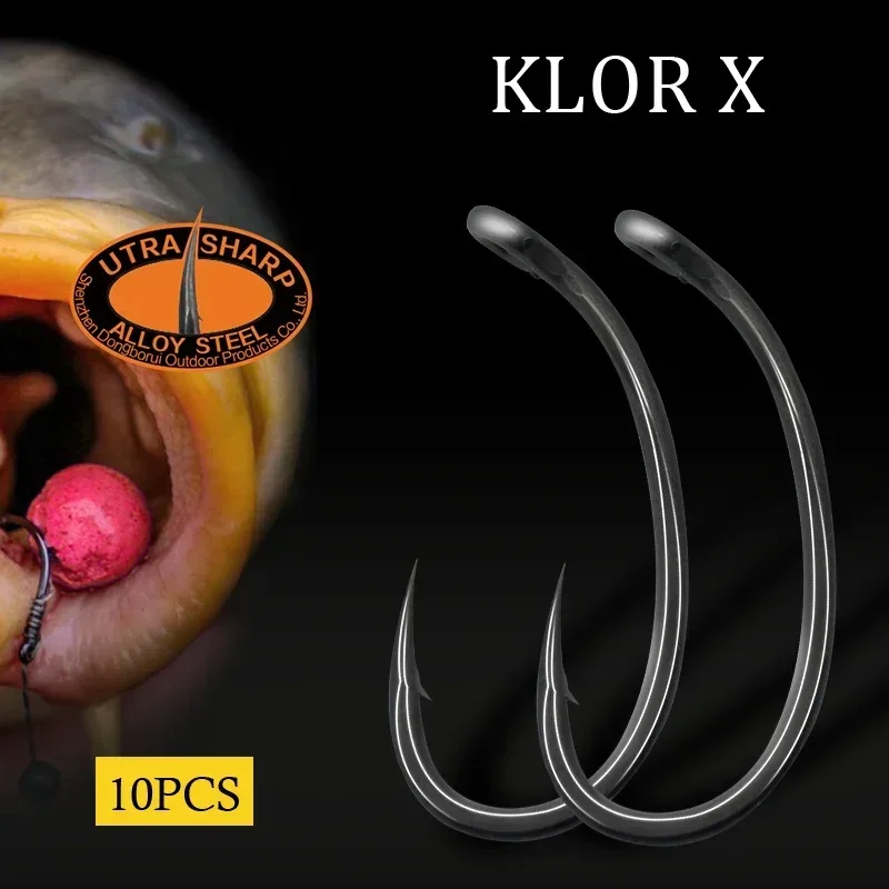 10pcs Carp Fishing Hook Curved - Fishing Hook Assortment 评论和价格