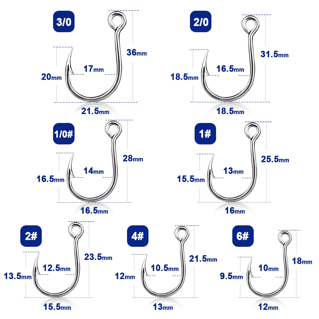 9KM Fishing Hooks 25Pcs Jig Ho - Fishing Hook Offset 评论和价格