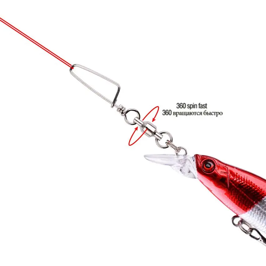 50pcs Fishing Ball Bearing Swi - Fishing Hook Stainless Steel 评论和价格